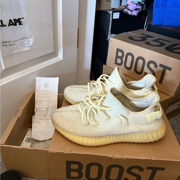 Size 11 YEEZY BUTTER  AUTHENTIC Sneakers - Picture 3 of 5